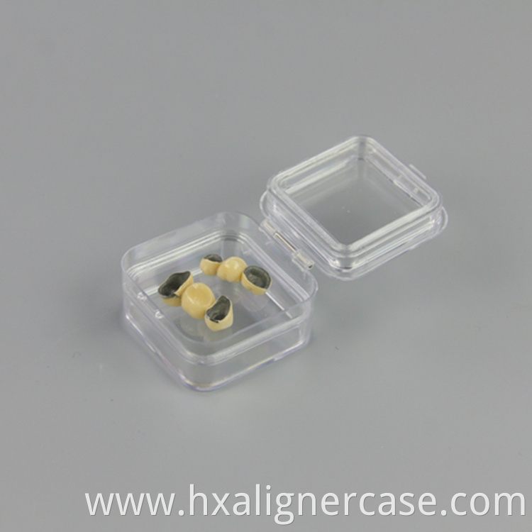 Medical Dental Lab Material Denture Storage Box Plastic Membrane Denture Box